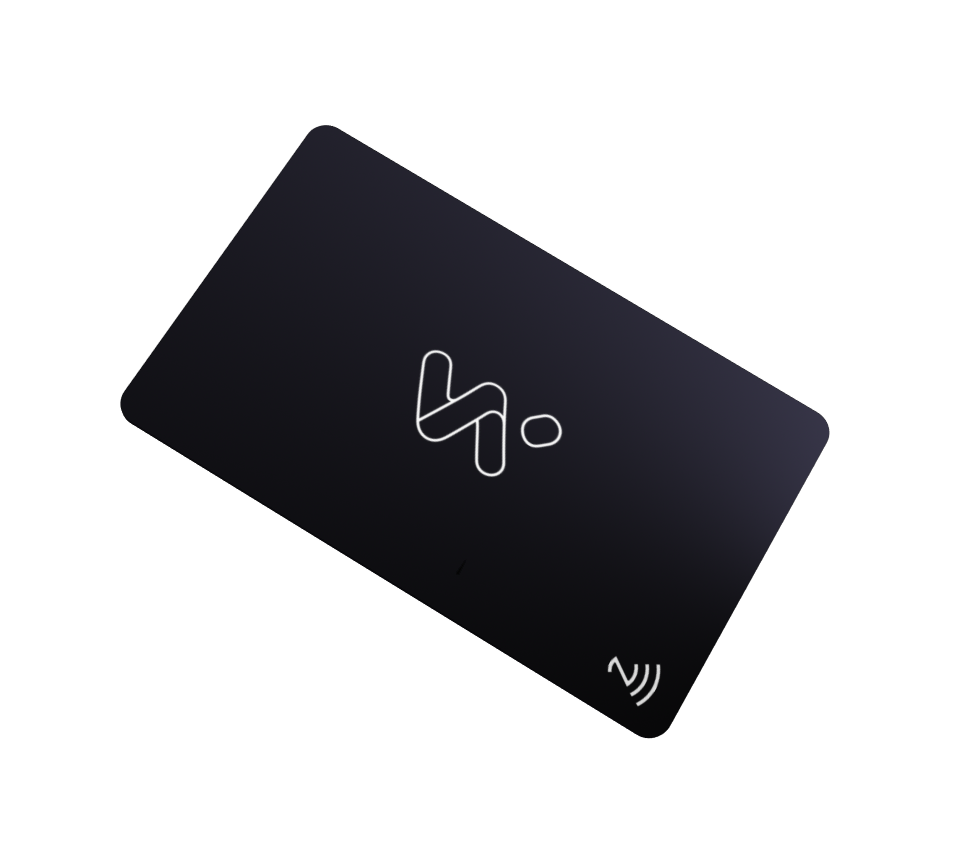 Carte Pvc noire/blanche - wavydream