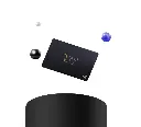Carte Pvc noire/blanche- standard